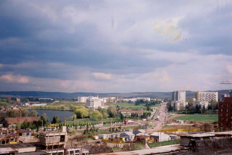 Cum arăta cartierul Gheorgheni fără Iulius Mall Cluj și toate blocurile. Fotografie din anii 1990 