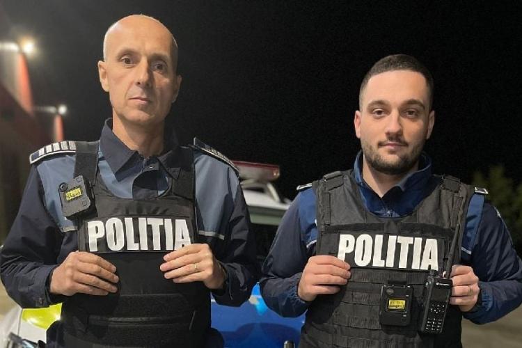 Doi polițiști din Alba au salvat viața unui bărbat: „Fără a sta pe gânduri, în câteva secunde l-au imobilizat”