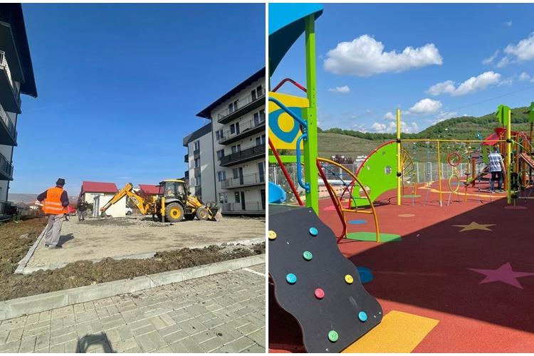 În Florești apar două noi parcuri, pe strada Urușagului și în zona străzilor Someșului-Tineretului