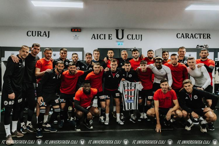 Jucătorii U Cluj sunt alături de Tiago Miclăuș, copilul diagnosticat cu o formă de leucemie foarte agresivă