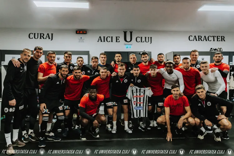 Jucătorii U Cluj sunt alături de Tiago Miclăuș, copilul diagnosticat cu o formă de leucemie foarte agresivă