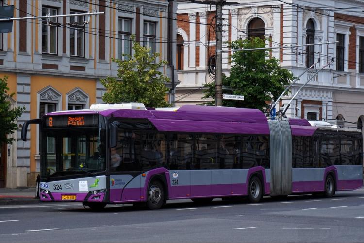 Linia 8 (Piața Mihai Viteazul - Aeroport) va fi deservită de un troleibuz