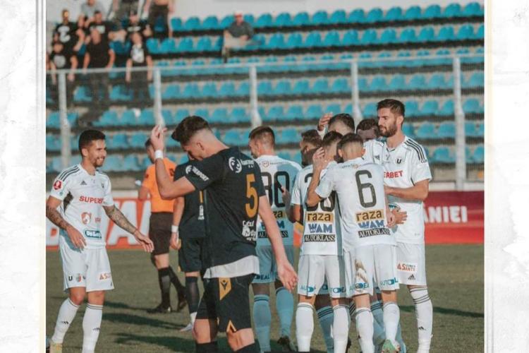 Cupa României: „U” Cluj s-a impus fără emoții în meciul cu CSM Alexandria, 4-0, în etapa a 2-a din Cupa României