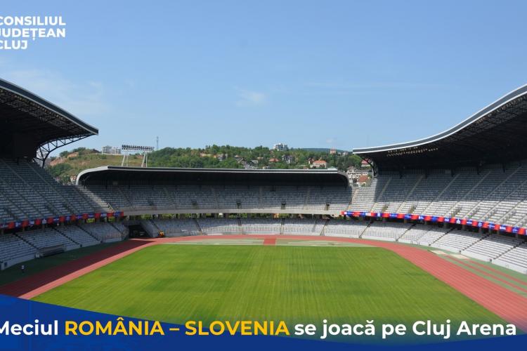 Echipa națională a României va juca, din nou, pe Cluj Arena
