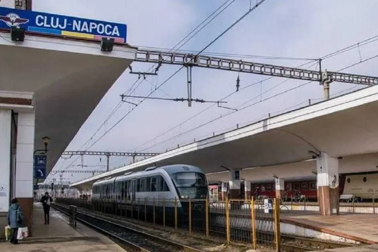Persoană lovită de tren în depoul din Cluj-Napoca