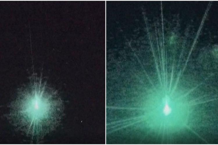 VIDEO - Momentul în care un meteor spectaculos a luminat cerul. Oamenii s-au speriat atât de tare încât au sunat la poliţie