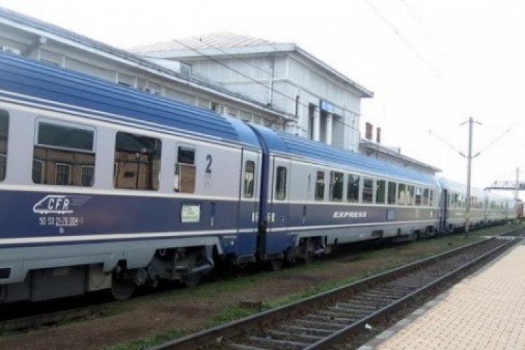 Persoană lovită de tren la Cluj-Napoca