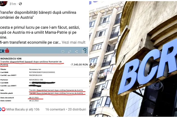 Un clujean și-a retras banii de la BCR, după ce Austria s-a opus fără motiv aderării României la Schengen