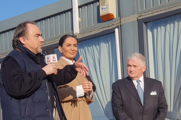 Fostul ambasador SUA, Adrian Zuckerman, a vizitat șantierul Transilvania Smart City Cluj / UPDATE: ”Nu reprezint proiectul. E susținut de Emil Boc!”