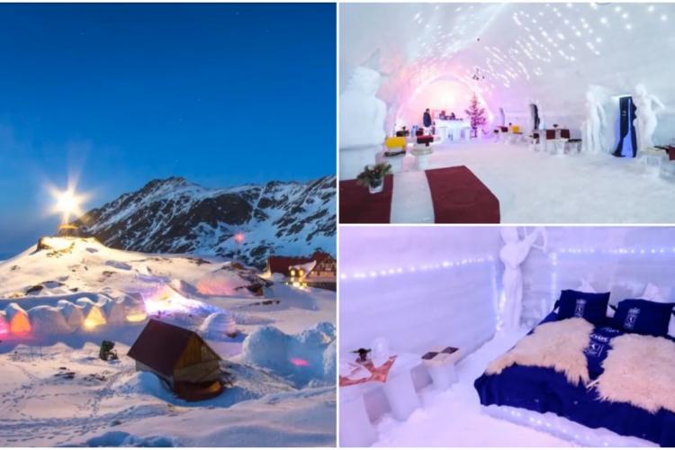 Transilvania magică! Hotelul de Gheaţă de la Bâlea, în topul celor mai frumoase „escapade cu zăpadă” din lume