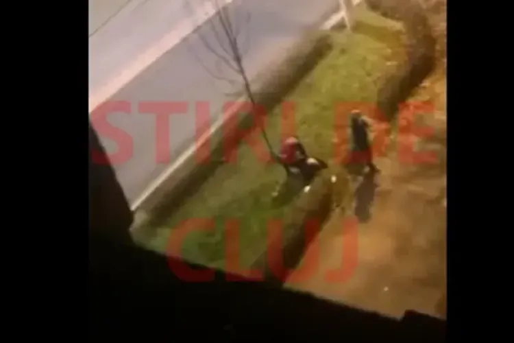 Abuz al Poliției Cluj! VIDEO cu un agent care calcă pe cap un om încătușat - EXCLUSIV