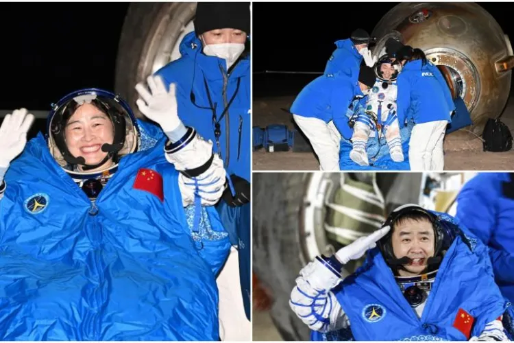 VIDEO - Trei astronauţi chinezi s-au întors pe Pământ, după şase luni petrecute în spaţiu. Misiunea, „un succes total”