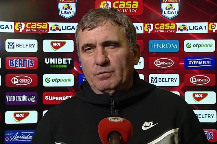 Gică Hagi, discurs tranșant la finalul meciului cu CFR Cluj: „Noi suntem nașii CFR-ului. Lipsă totală de respect!”