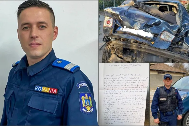 FOTO - „Prin această simplă hârtie, vreau să-i mulțumesc, pentru că a salvat viața fiicei mele”. Mesajul emoționant al unei mame pentru eroul fiicei sale