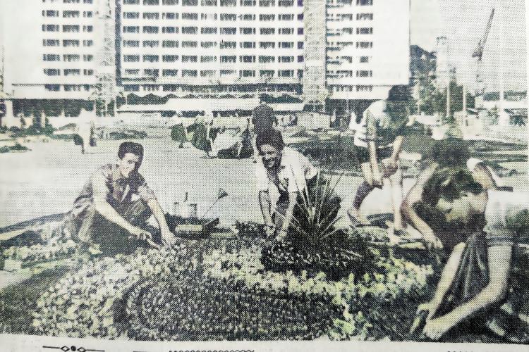 Fotografie de suflet din Clujul anului 1961: „Rondurile de flori erau nelipsite” - FOTO