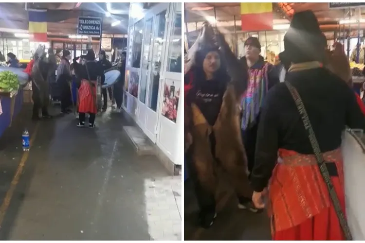 La Cluj au ajuns colindătorii din alte județe! Au făcut haos în Piața Mărăști: ”Parcă nu mai e niciun fel de spectacol, în ceea ce fac!” - VIDEO