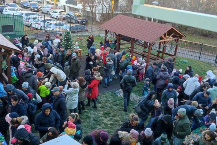Târg de Crăciun organizat la o grădiniță din Cluj-Napoca - FOTO
