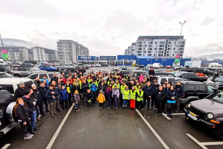 Renii 4x4 de la CERT Transilvania au pornit pe drumurile Apusenilor pentru a le duce daruri celor care au nevoie - FOTO