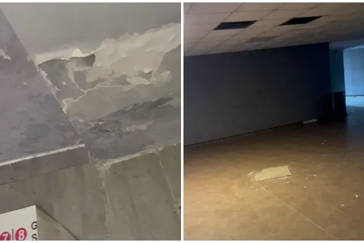 Pasajul din Piața Gării are infiltrații serioase de apă! Lucrarea e făcută de mântuială - VIDEO