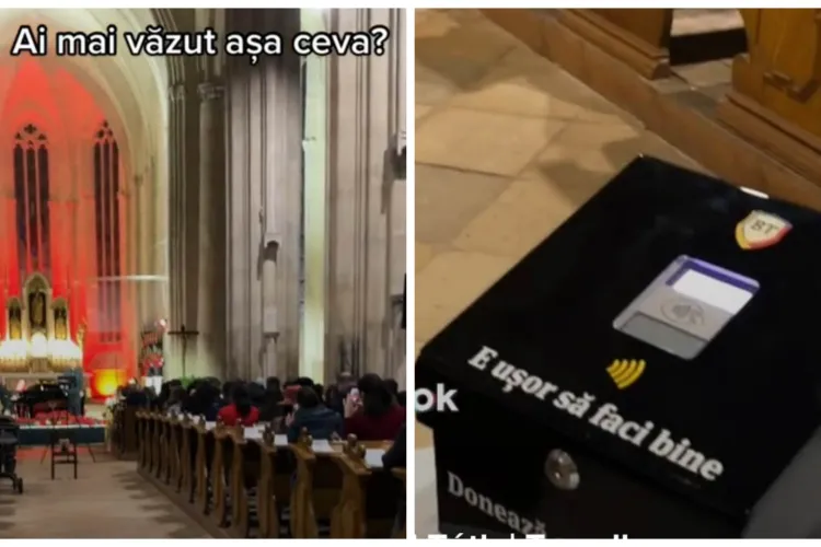 VIDEO. Cutia milei, dusă la un alt nivel la Cluj! Clujean: „Donezi la biserică cu cardul. Ai mai văzut așa ceva?”