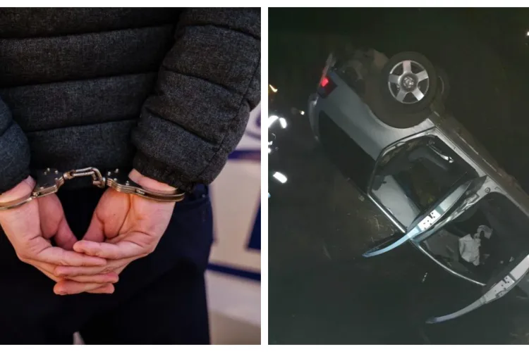 Șoferul care a plonjat cu mașina în râul Crișul Repede a fost prins! „Eroul filmului de acțiune” avea permisul suspendat și a furat mașina tatălui său