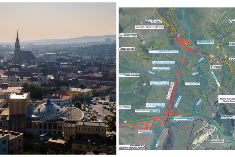 Clujul va fi legat de Autostrada Transilvaniei. Guvernul aprobă luni exproprierile pentru Drumul Expres dintre A3 și DN1 prin Tureni