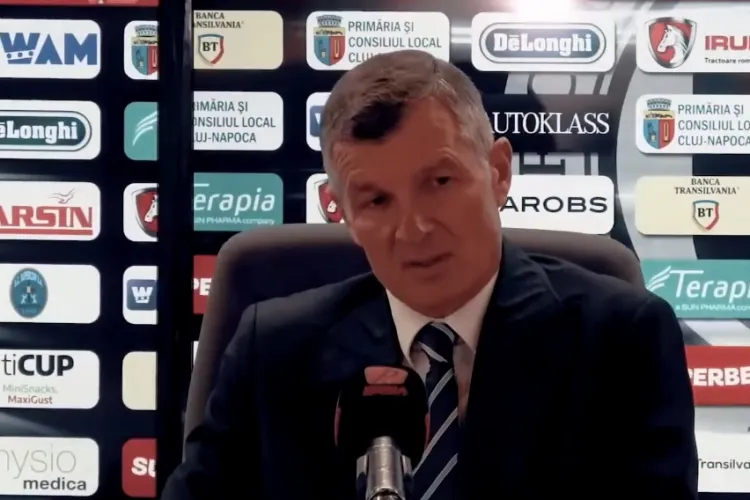 Sabău a refuzat prima dată să preia U Cluj! Ce l-a convins să accepte: ”Factorul principal al revenirii? Suporterii”