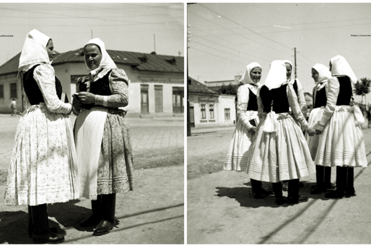 FOTO. Fotografii sublime din Clujul de altădată. Cum arăta portul de sărbătoare al femeilor din comunitatea hoștezenilor, orășenii-grădinari