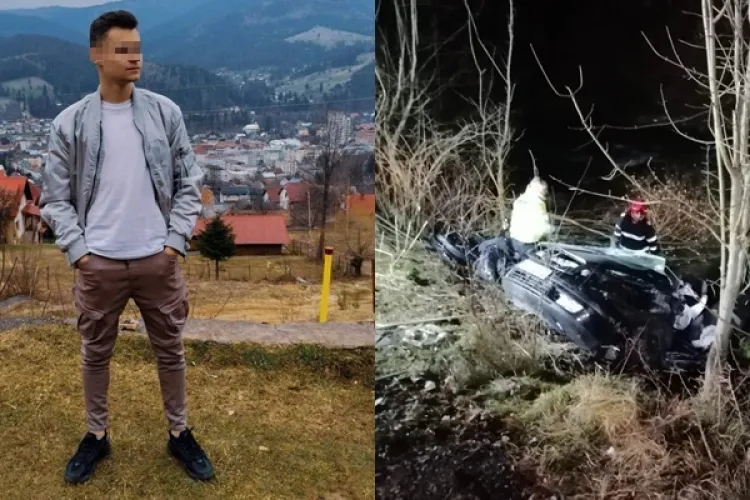 FOTO - Care este starea de sănătate a supraviețuitorului cumplitului accident din Telciu în care doi tineri și-au pierdut viața