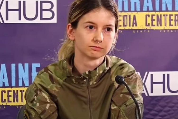 Controversata șefă din detașamentul luptătorilor străini din Ucraina, născută la Cluj, e acuzată de un furt de 2.5 milioane dolari de la ucraineni