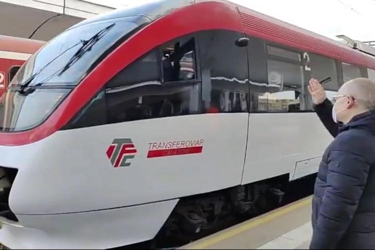 Boc: ”Trenul Metropolitan al Clujului nu a murit”. Realitatea este că proiectul e blocat pentru că de 20 de ani nu s-a făcut niciun proiect major