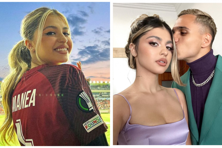 Fotbalistul Cristi Manea și-a surprins soția de la distanță de ziua ei de naștere. Frumoasa Irina Deaconescu a împlinit 25 de ani: „Îmi e dor de tine rău!”