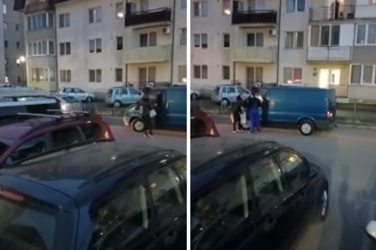Au înnebunit oamenii? Bărbat bătut de o femeie în Florești, pentru un loc de parcare - FOTO