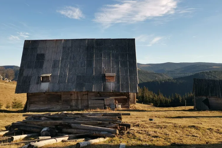 Casă de mocan din Munții Apuseni, Mărgău: Arată măiestria meșterilor populari în arta lemnului - FOTO