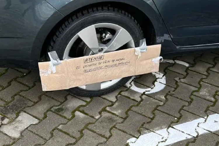 Mesaj ABSURD al unui șofer, către clujenii care își plimbă cățeii - FOTO