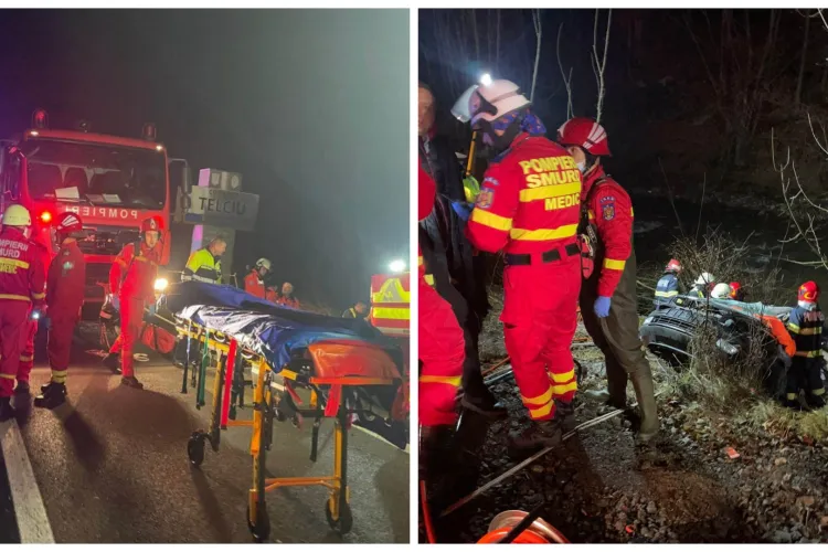 Doi studenți din Cluj au murit într-un cumplit accident rutier. Drumul spre facultate li s-a curmat la Telciu, în Bistrița-Năsăud