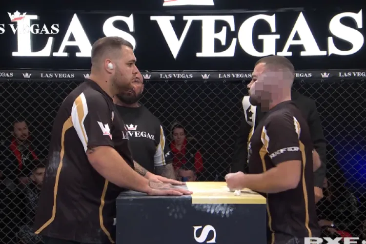 Ardeleanul Sorin Simion Comșa e desfigurat, dar a câștigat competiția de dat palme ”RXF SLAP” - VIDEO