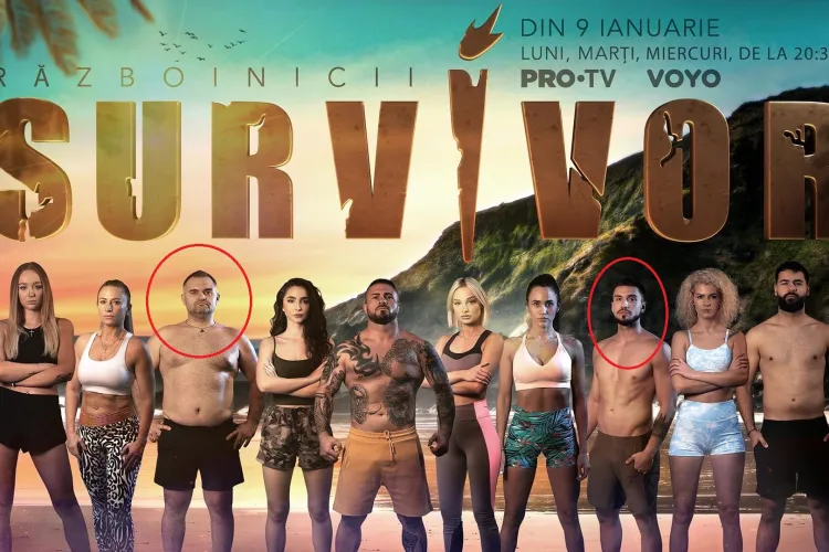 La Survivor 2023 luptă doi clujeni în echipa Războinicilor - FOTO