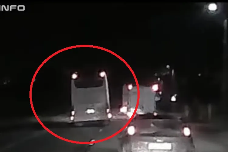 VIDEO - Șofer kamikaze pe drumurile din Cluj: Un șofer de autocar, surprins în goană printre mașinile de pe centura Gherla