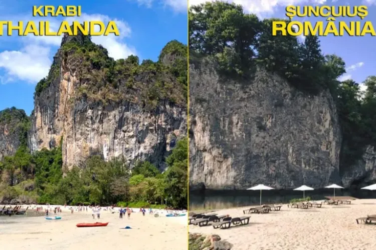 Plaja sălbatică din Apuseni, care seamănă cu Thailanda e superbă chiar și iarna - FOTO