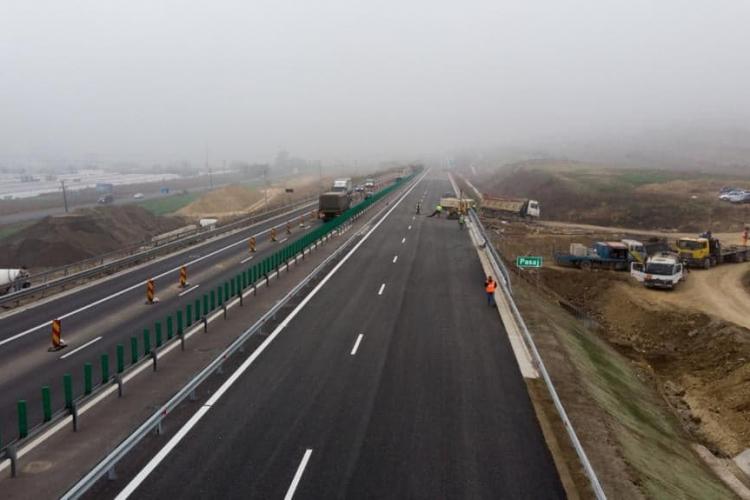 Un kilometru din Autostrada A10 Sebeș-Turda, închis timp de o lună. Autoritățile informează că există o serie de „deficiențe”