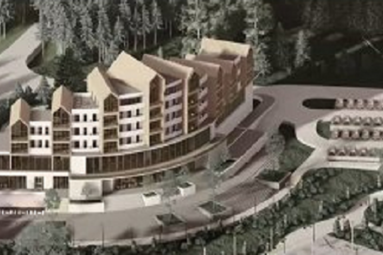 Proiectul unui hotel uriaș lângă pârtia de la Mărișel respins de urbaniștii clujeni: Parcă e un bloc din Piața Cipariu!