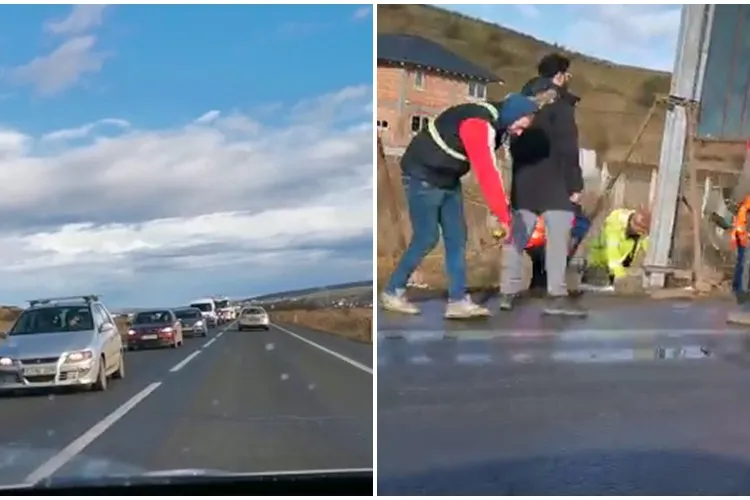 Blocaj uriaș pe centura Apahida: 5 km parcurși în 40 de minute. Angajații  din zonă fac apel la muncitori să oprească munca la ora 16.00- VIDEO