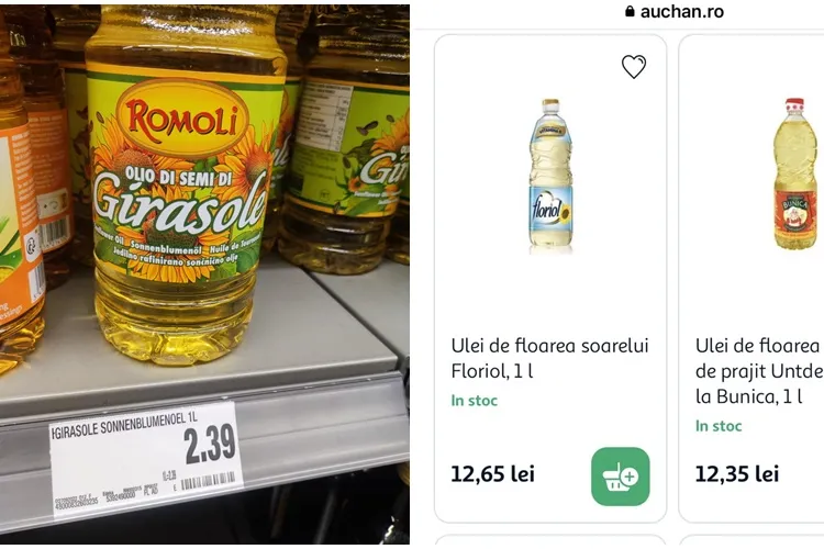 Lăcomie sau ce? Uleiul italian de calitate din Germania e mai ieftin decât cel de la noi - FOTO