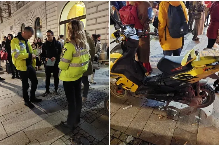 Accident pe Memorandumului. Martor: Sunt implicate două mașini și un scuter - VIDEO și FOTO