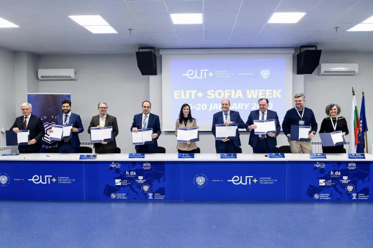Reuniunea EUt+ de la Sofia, în avangarda noii inițiative a Universității Europene de Tehnologie