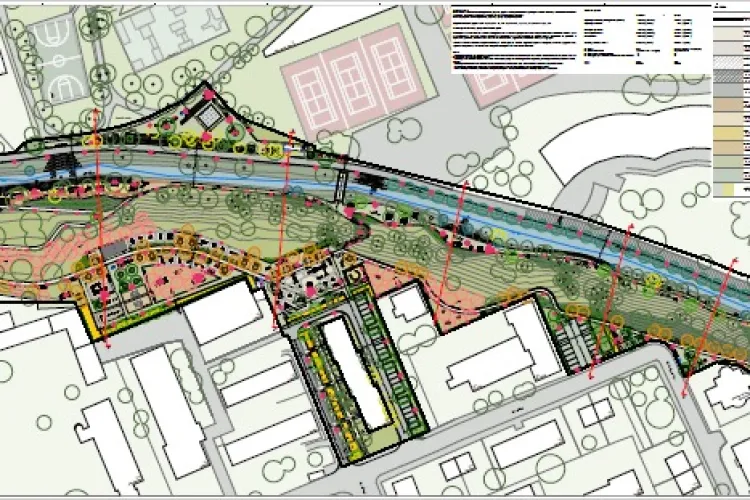 Boc nu preferă numai betoanele! Canalul Morii va fi transformat în parc - FOTO