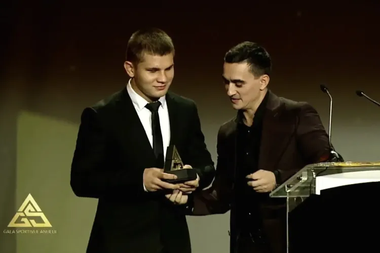 FOTO - Judoka paralimpic Alexandru Bologa și CFR Cluj, premiați la Gala „Sportivul Anului 2022”