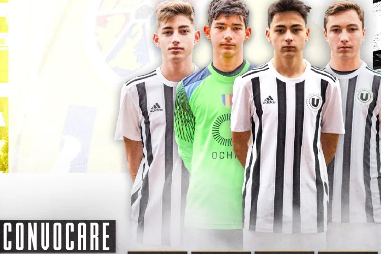 Patru juniori de la U Cluj merg la naționala U16 a României