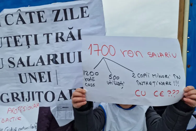 Cadrele didactice din țară anunţă un protest uriaş în faţa Guvernului: Angajații din învățământ cer salarii decente